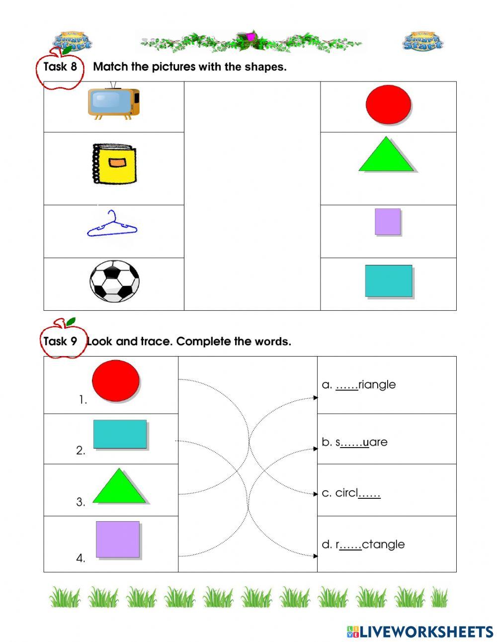 Smart start 2 unit 2 shapes