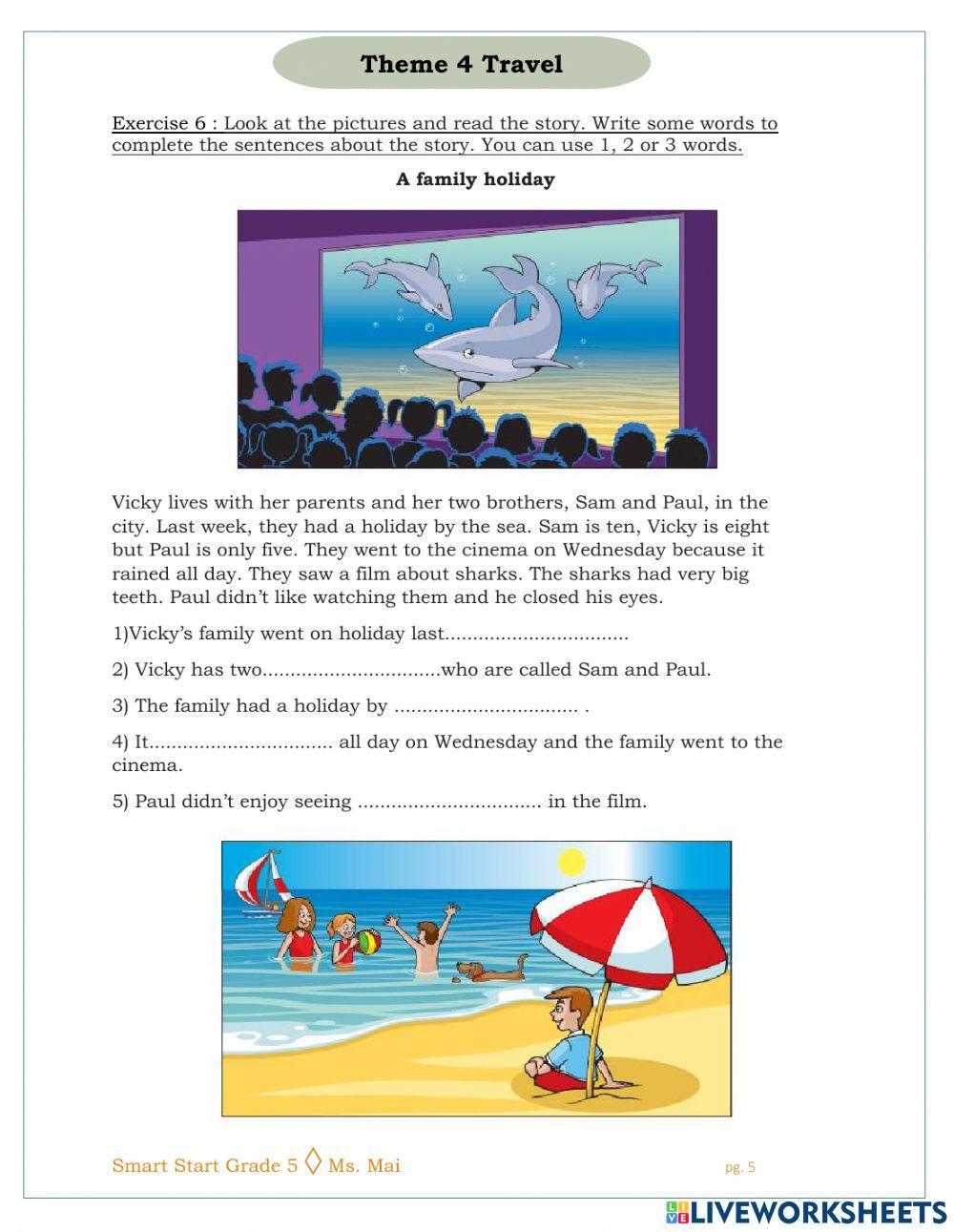 Smart start grade 5 theme 4