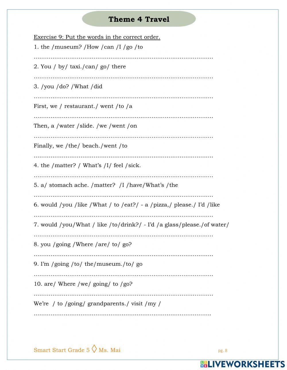 Smart start grade 5 theme 4