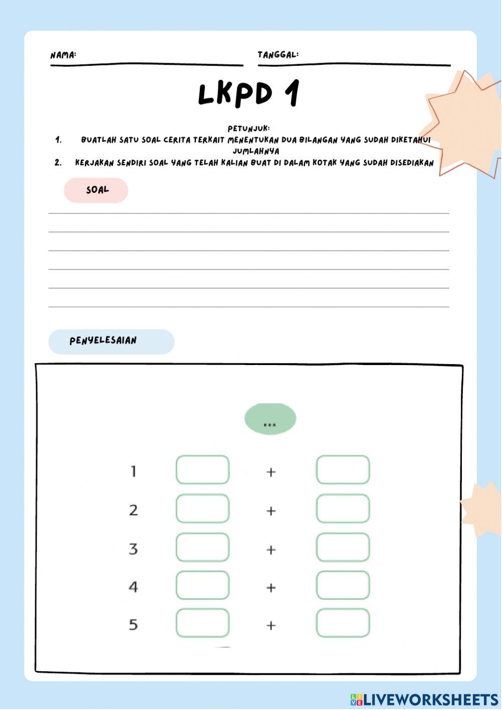 Menentukan dua bilangan yang jumlahnya sudah diketahui