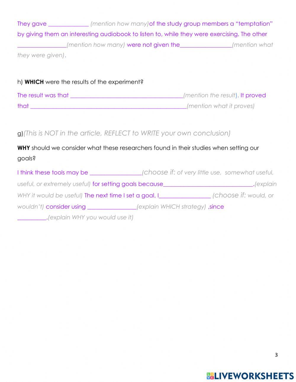 Read to Find Key Information