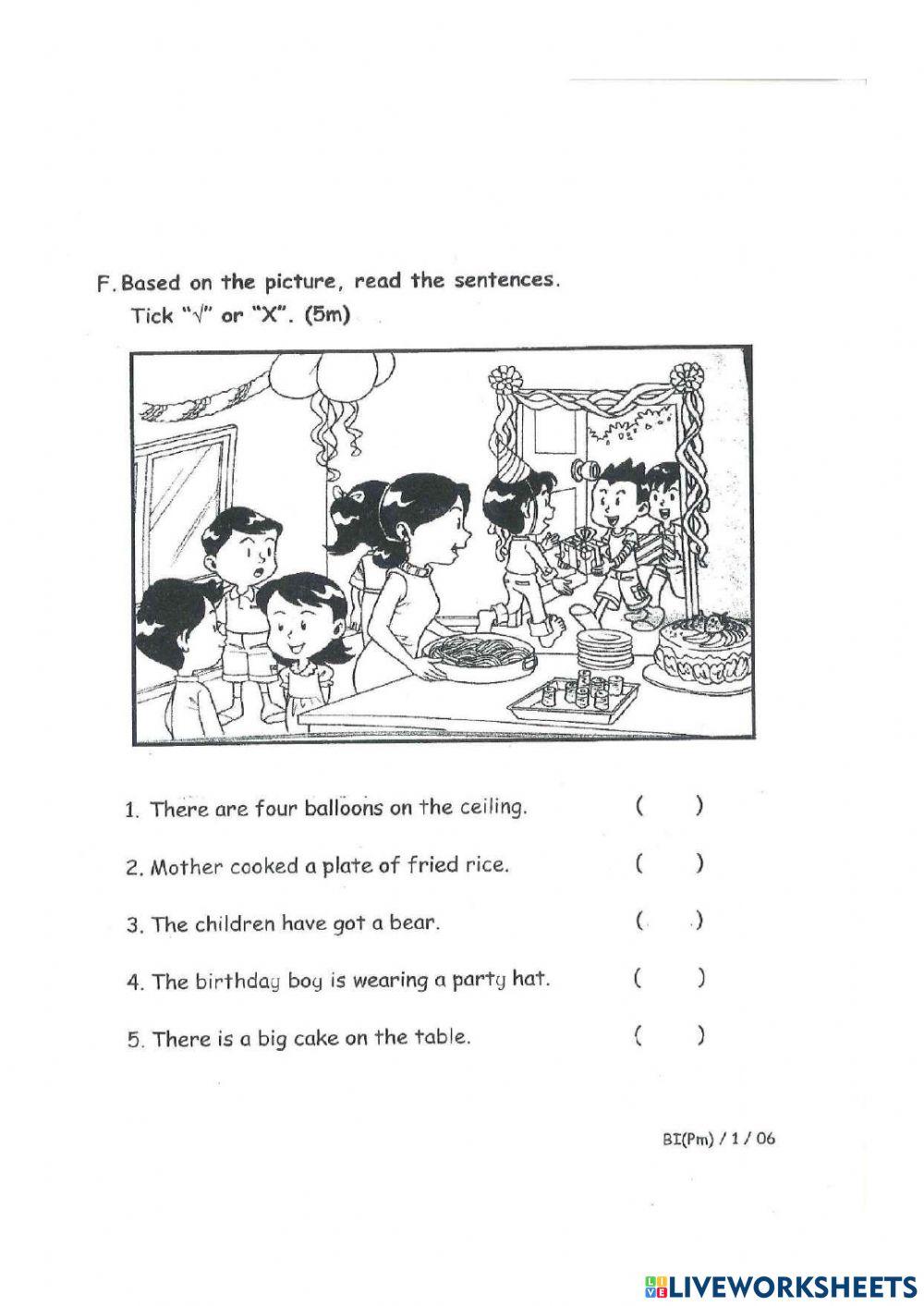 Year end worksheet Live Worksheets