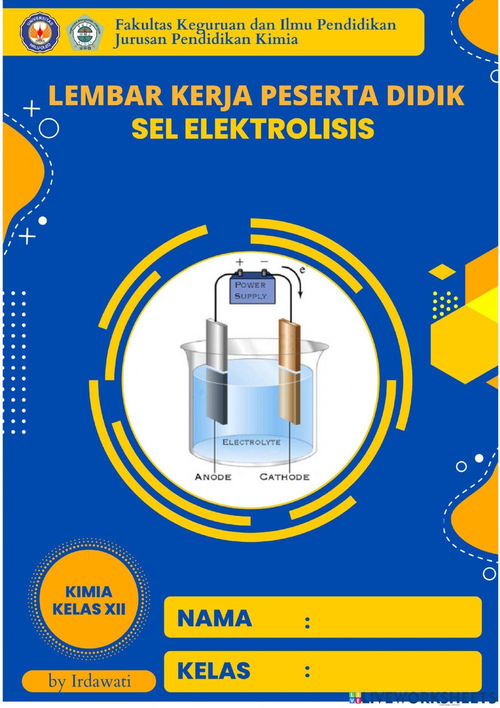 Kegiatan 1 Sel Elektrolisis
