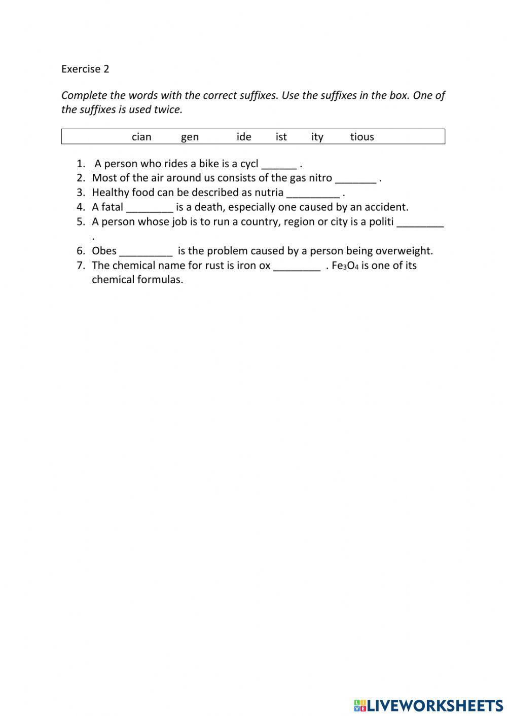 IE3, Unit 2, Reading, Exercise 2