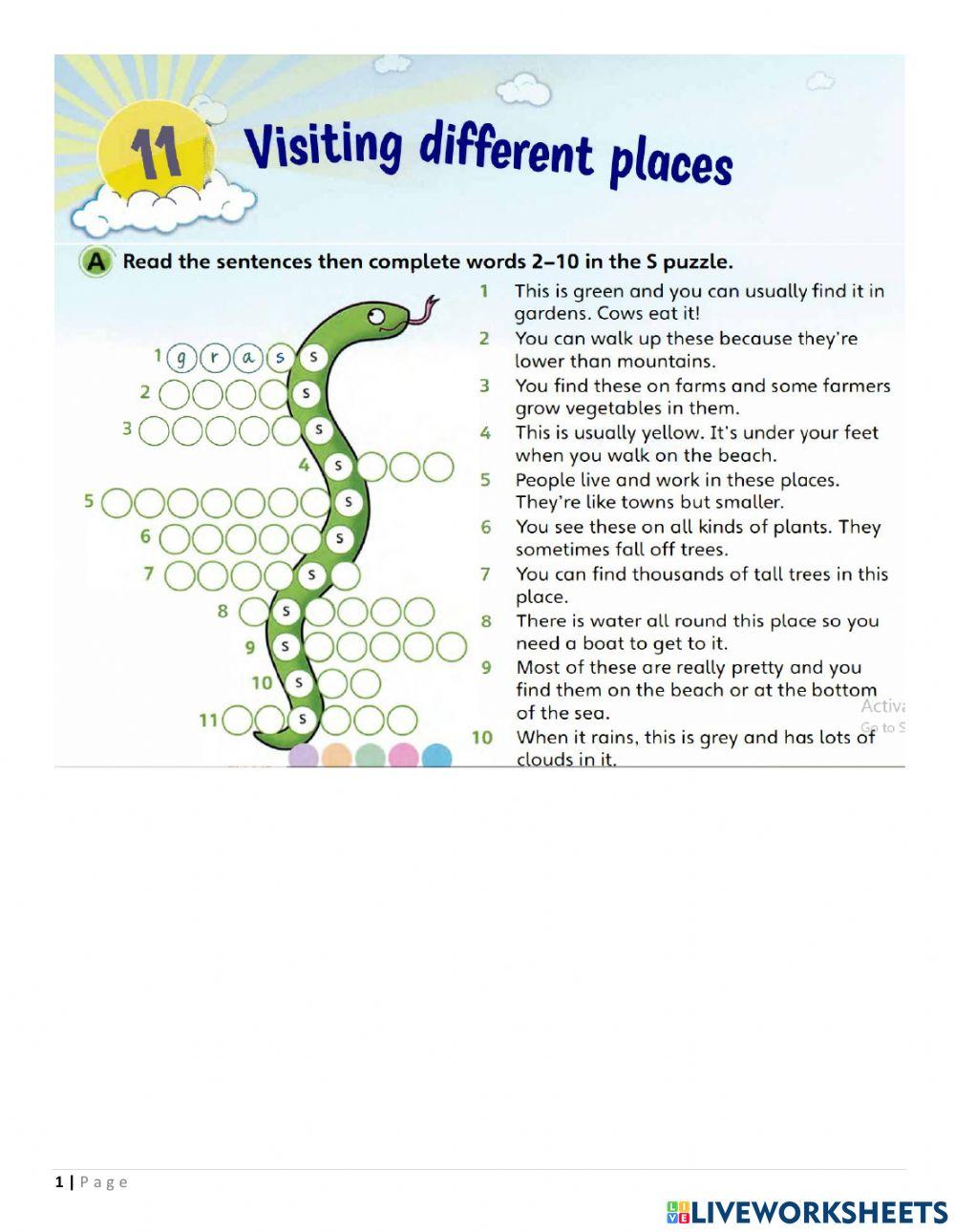 Fun for flyers - Unit 11