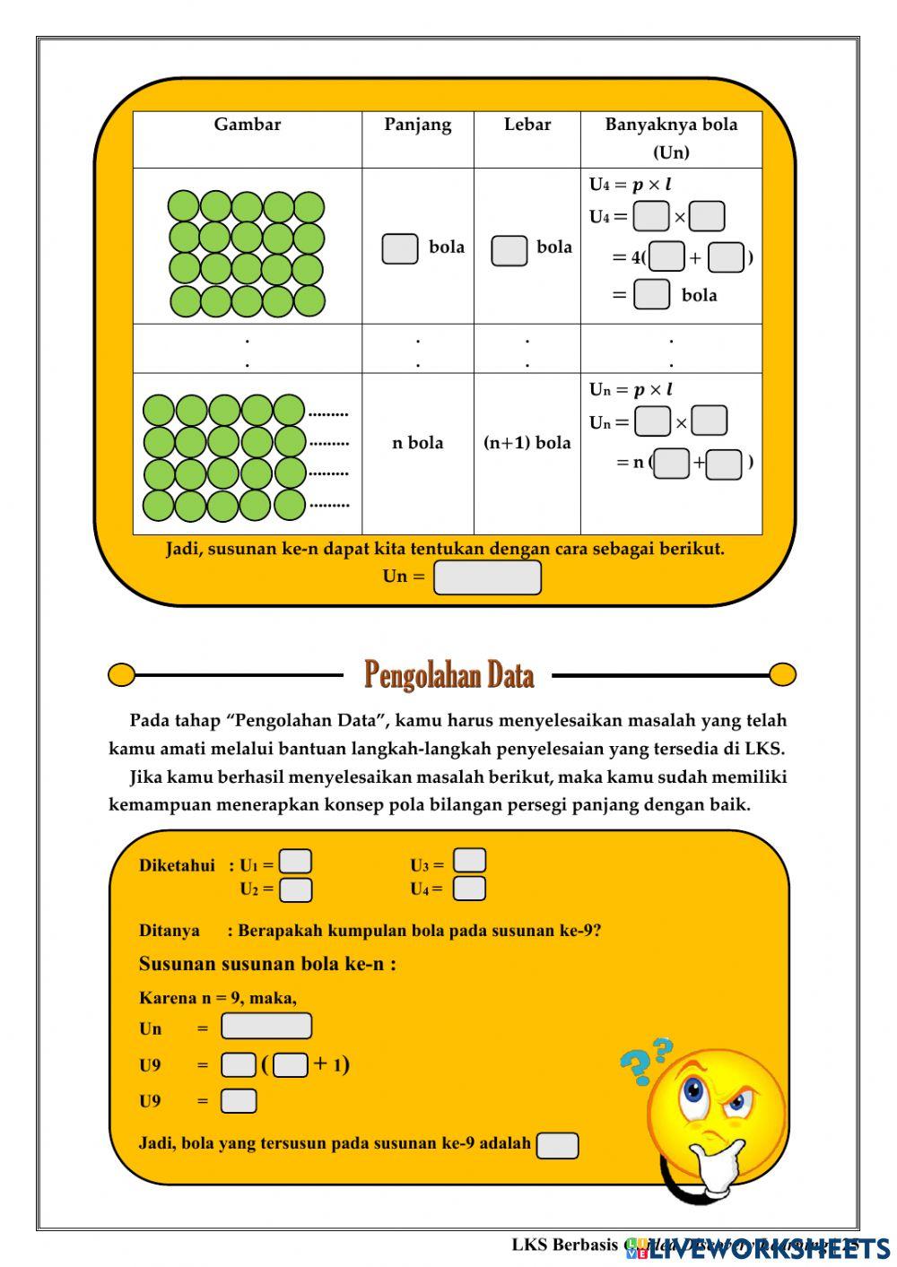 Pola Bilangan Persegi Panjang