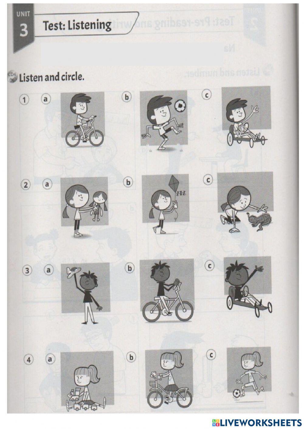 Quick Minds 1. Test 3