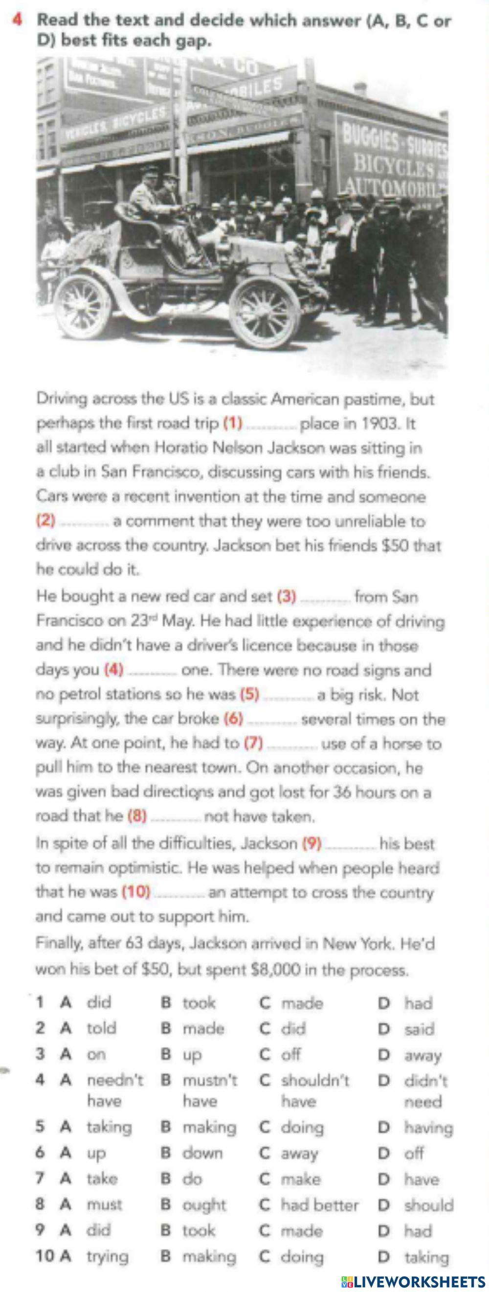 Reading & use of english part 1 - fce