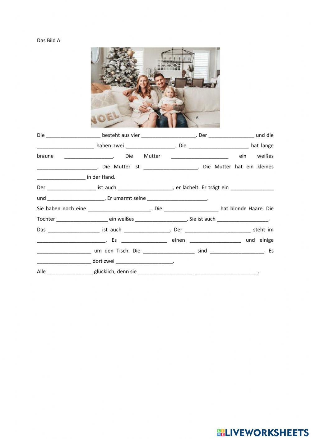 Weihnachten - Bildbeschreibung