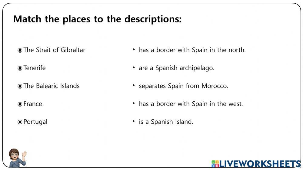 Spain&Europe Worksheets