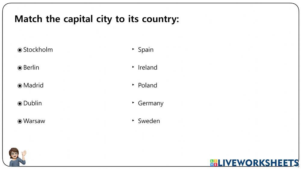 Spain&Europe Worksheets