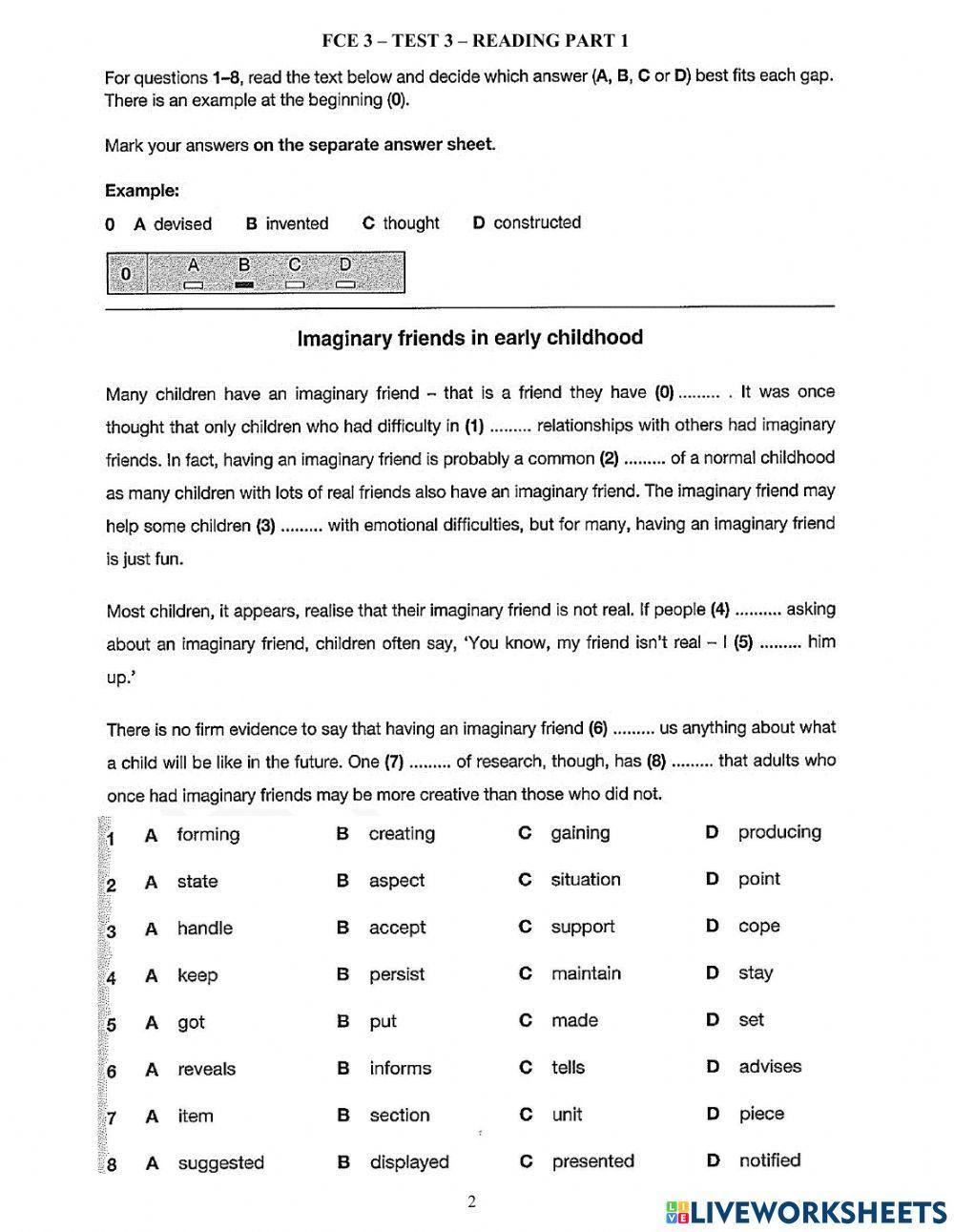 Foreign teacher-S8-Week 19-FCE Practice