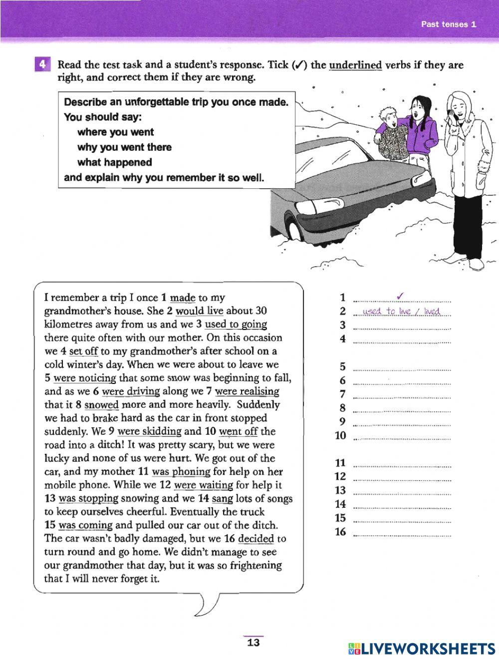 Gfielts - Past Tense 1