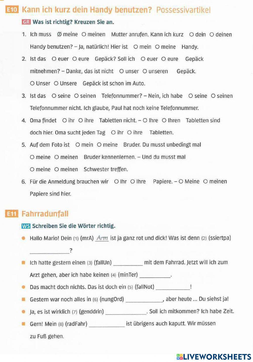 A1 Lek10 Trainingsbuch 10-11