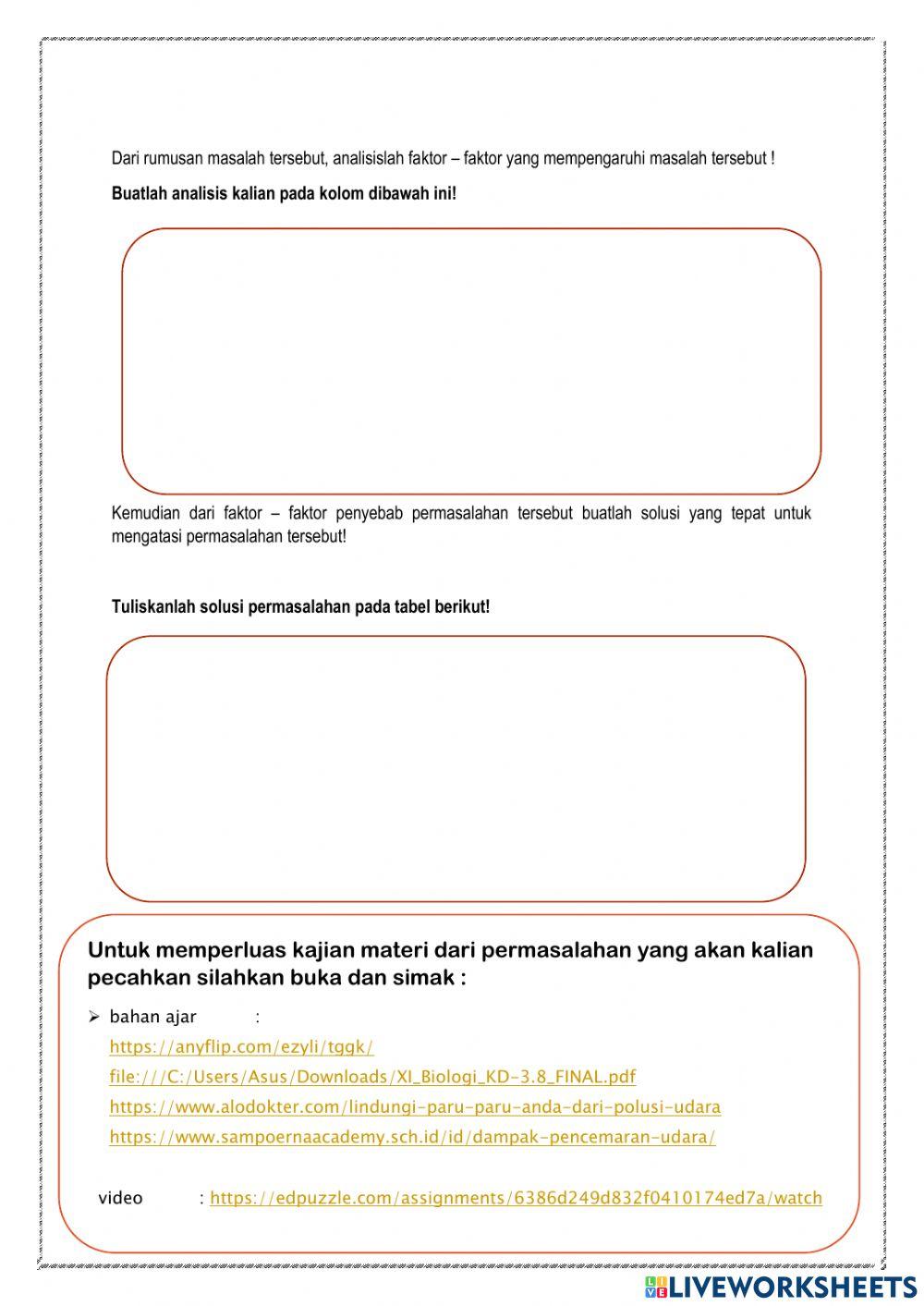 Gangguan respirasi manusia