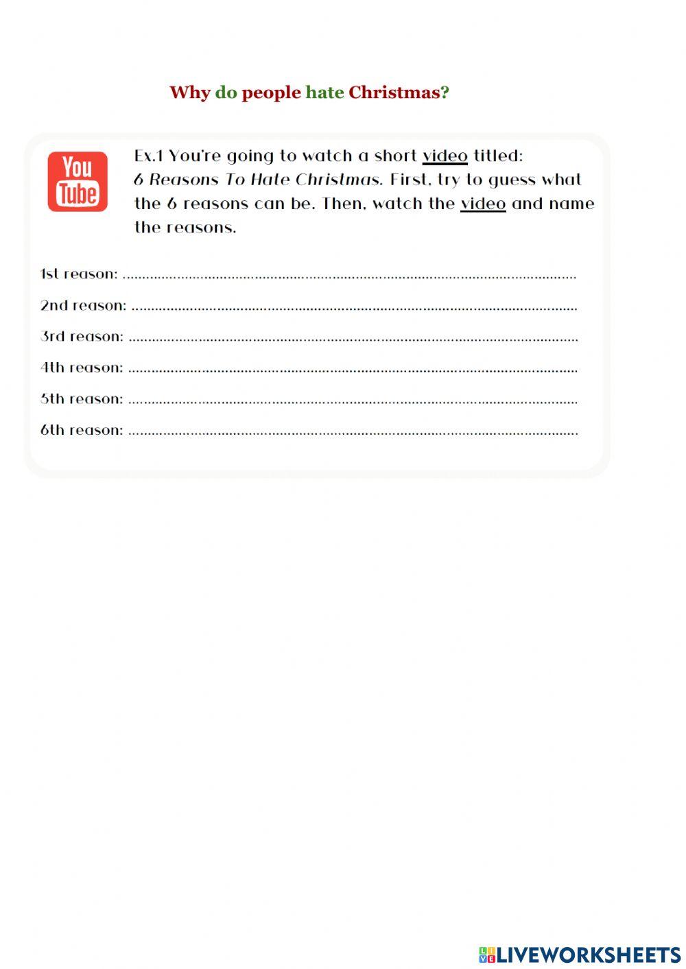 Why do people hate Christmas?