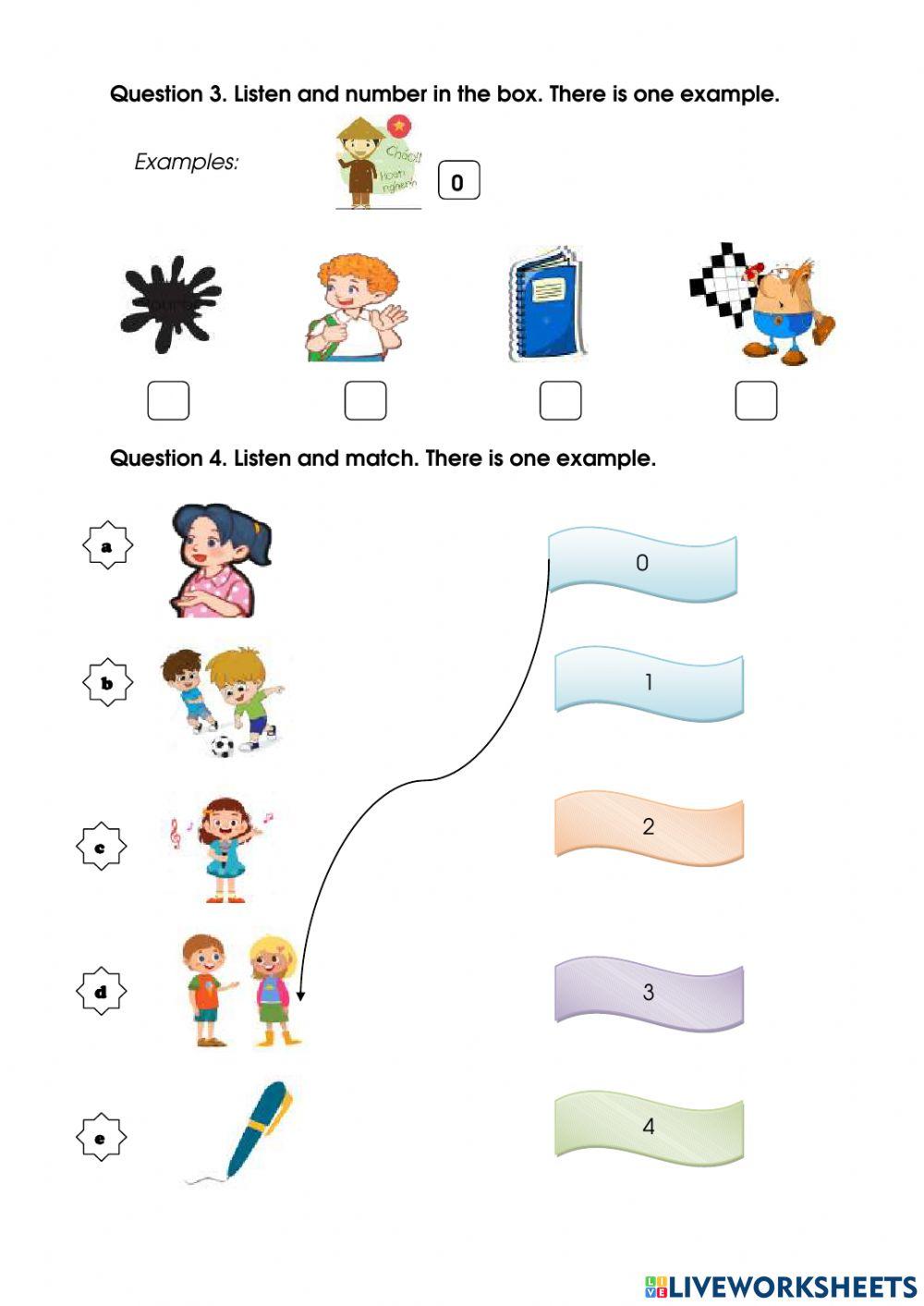 Tiếng anh lớp 3 - đề 5