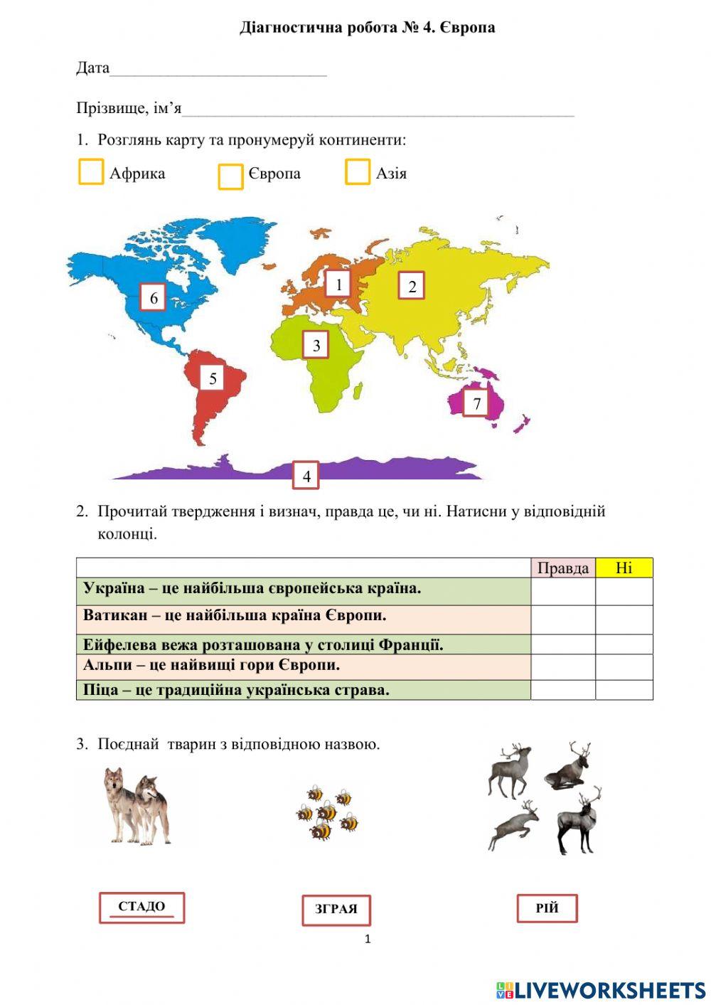 Діагностувальна робота №4