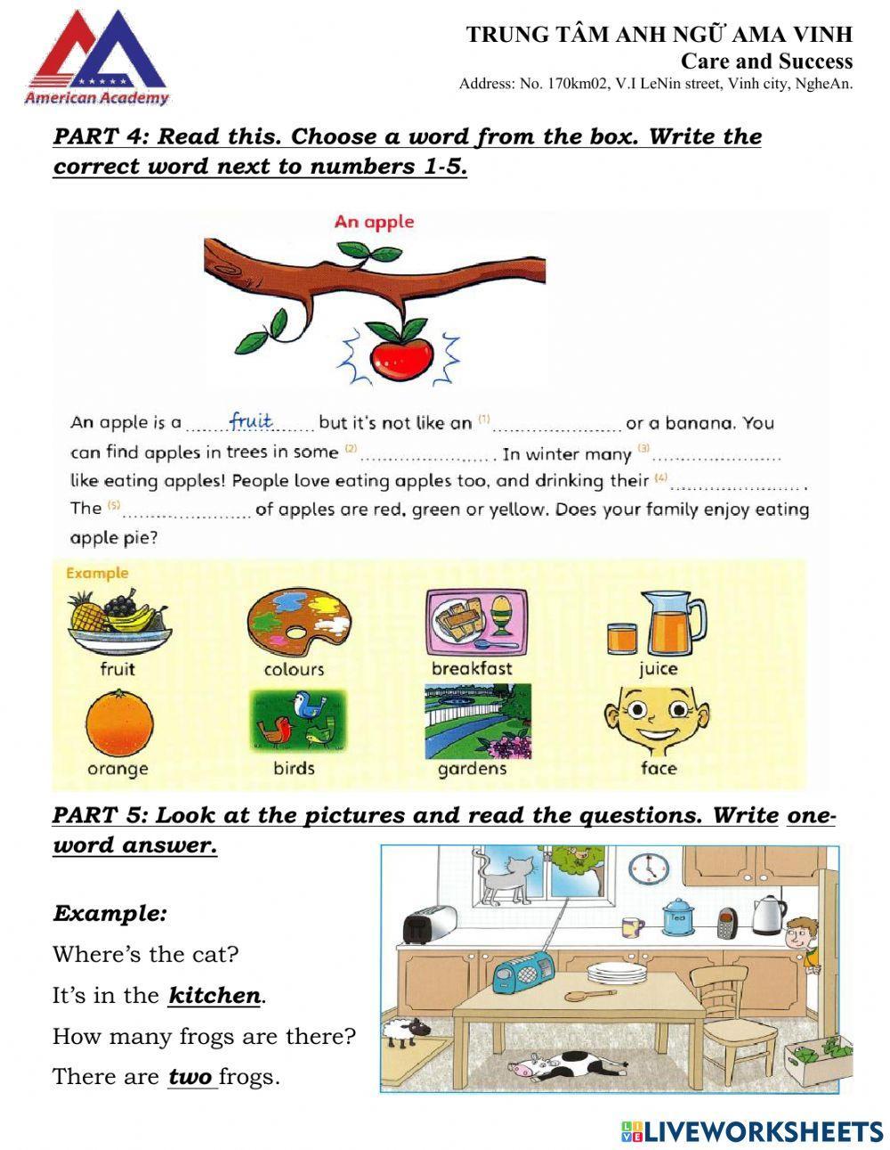 Final test 1 1st grade 2