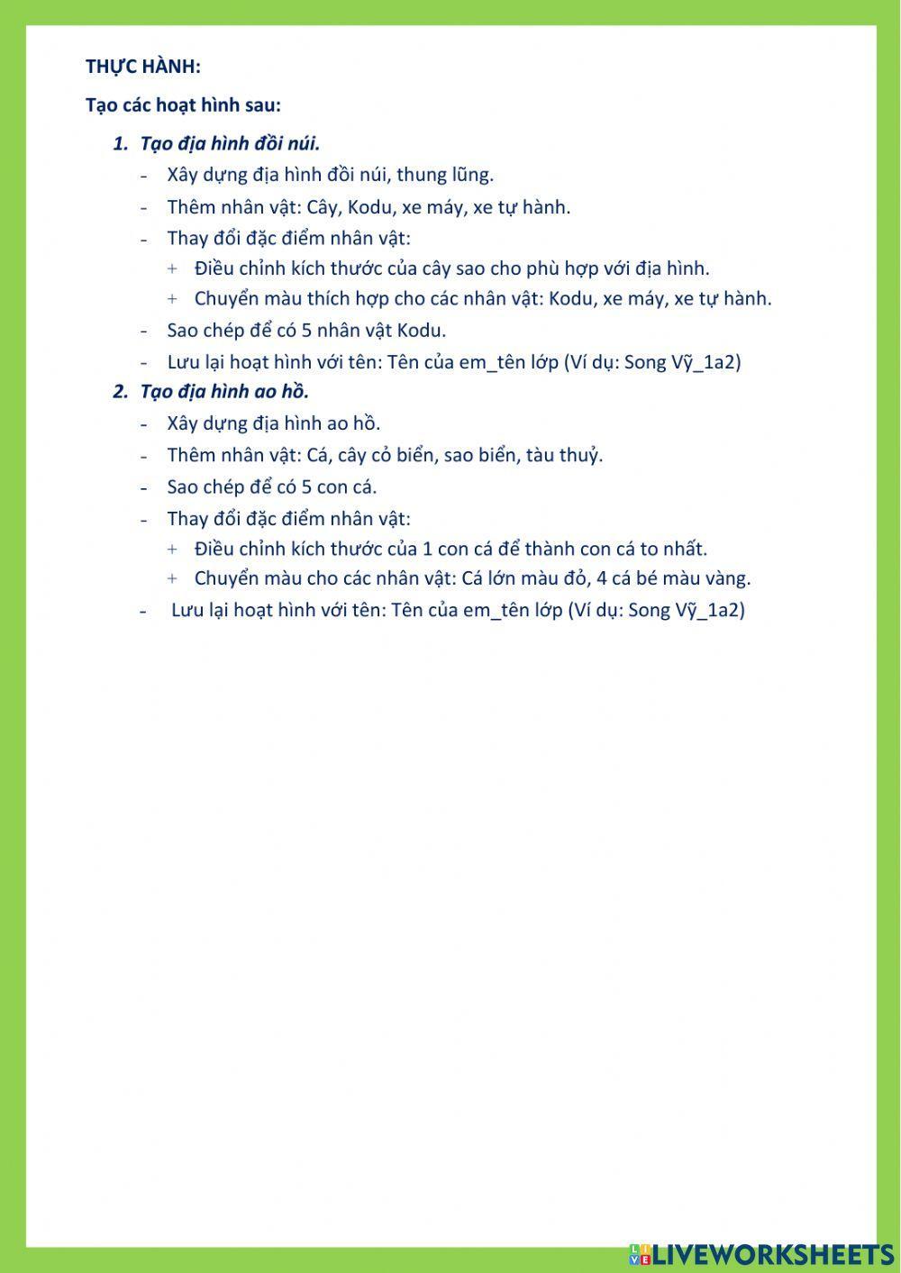 Đề cương ôn tập học kỳ I-Lớp 1