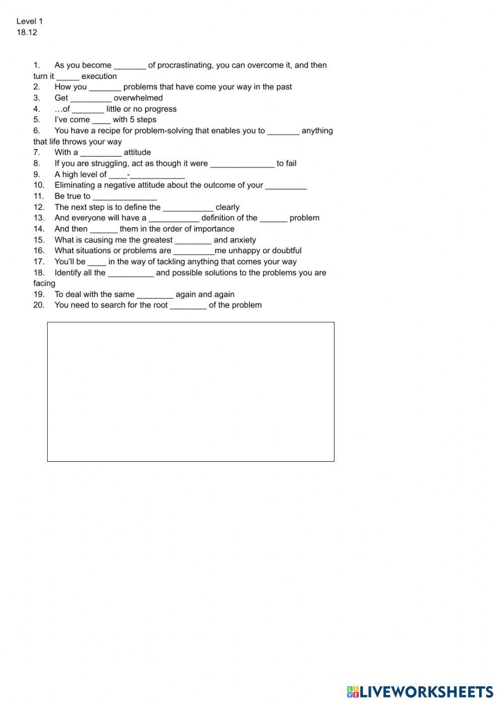 Tue teens problems 18.12