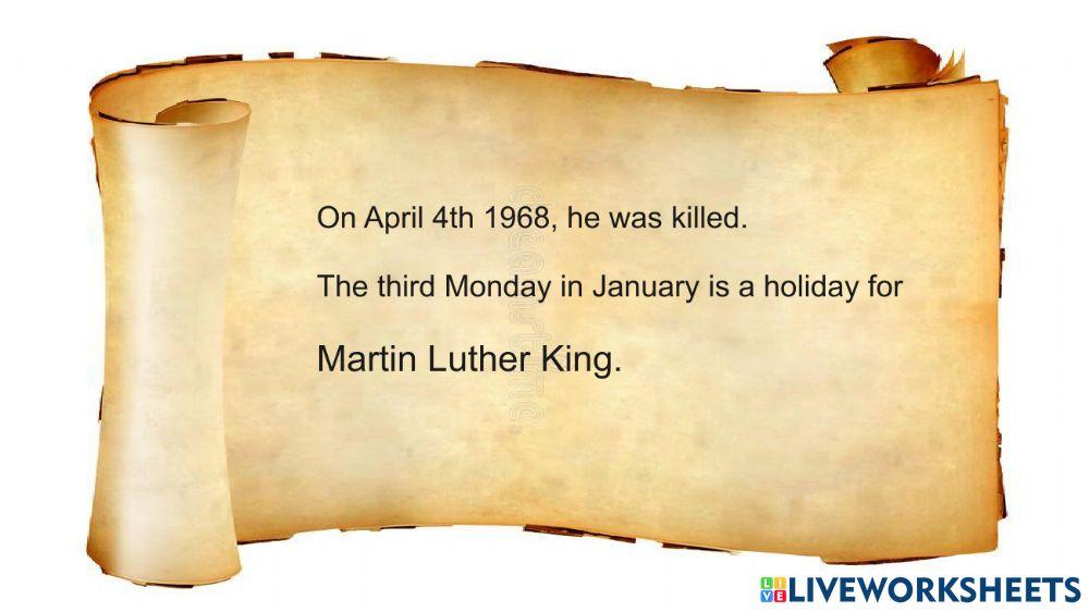 Martin Luther King 2 of 2