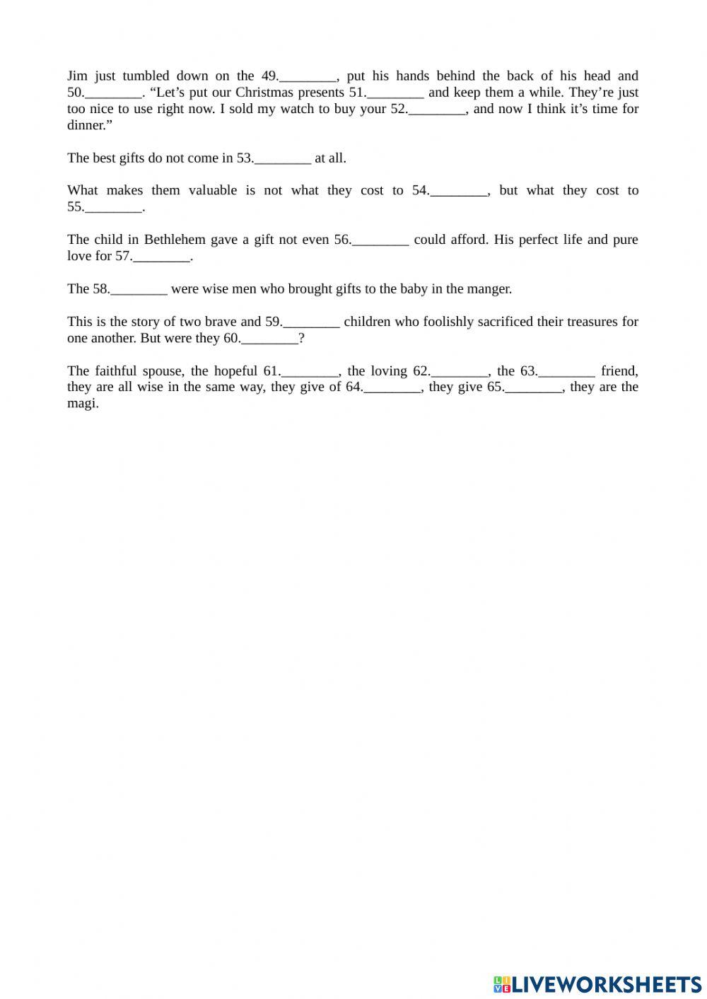 The Gift of the Magi