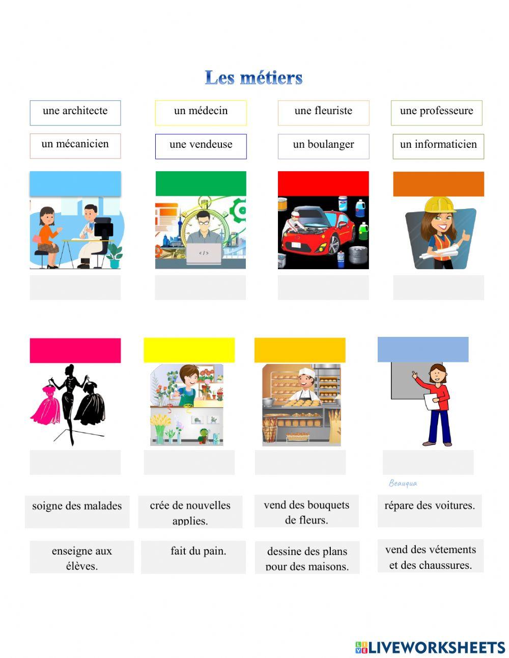 Les métiers Les métiers