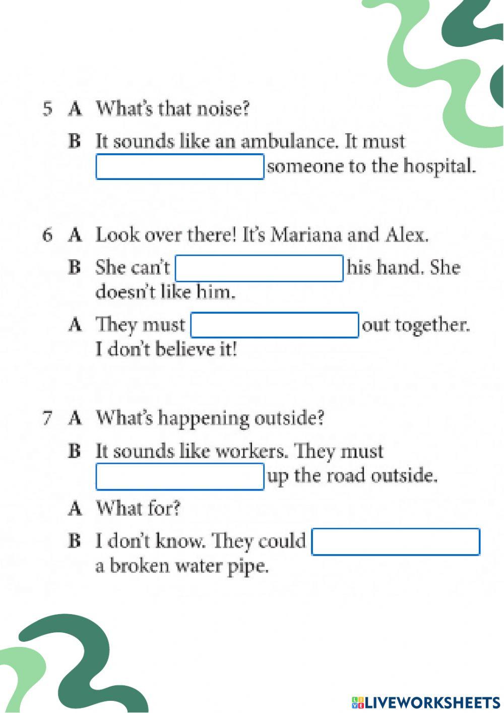 Continuous infinitive