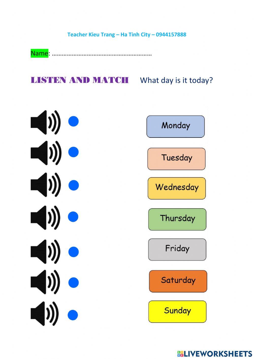 What day is it today? First friends 2