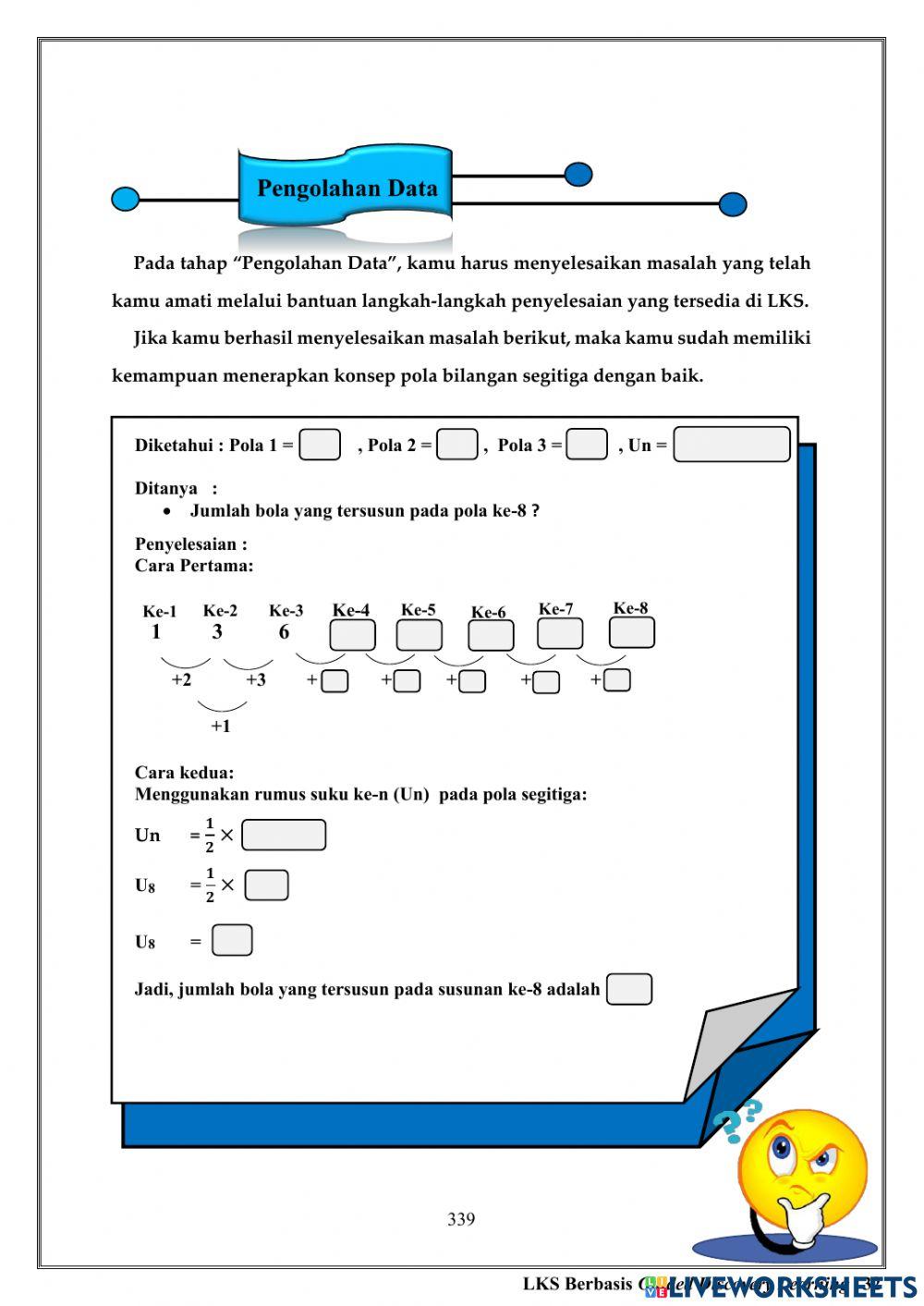 Pola Bilangan Segitiga
