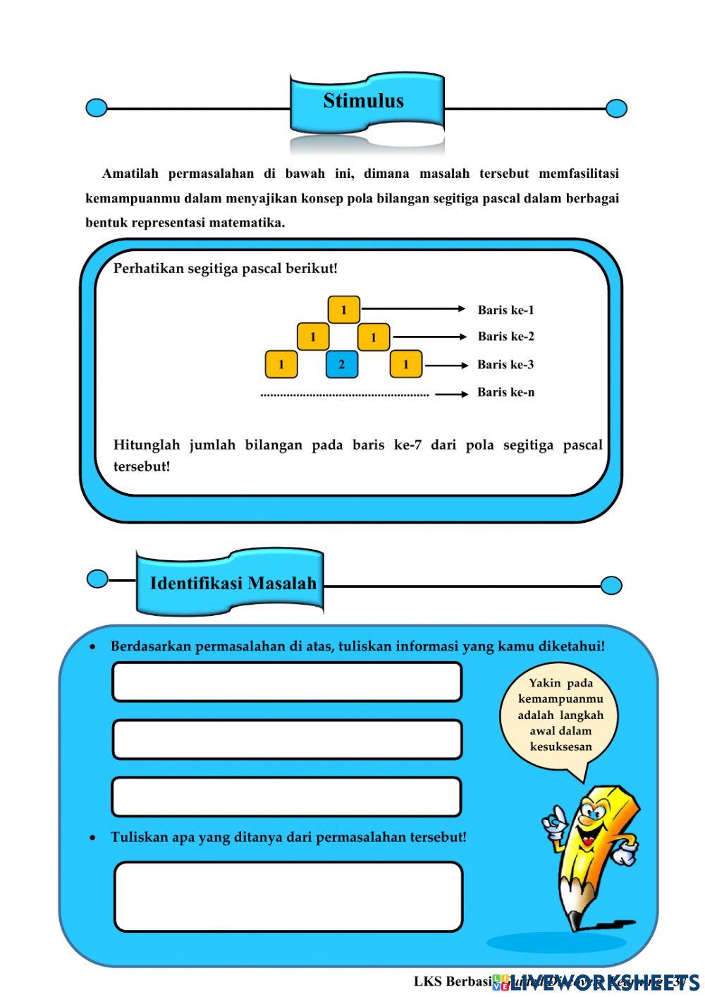 Pola Bilangan Segitiga Pascal