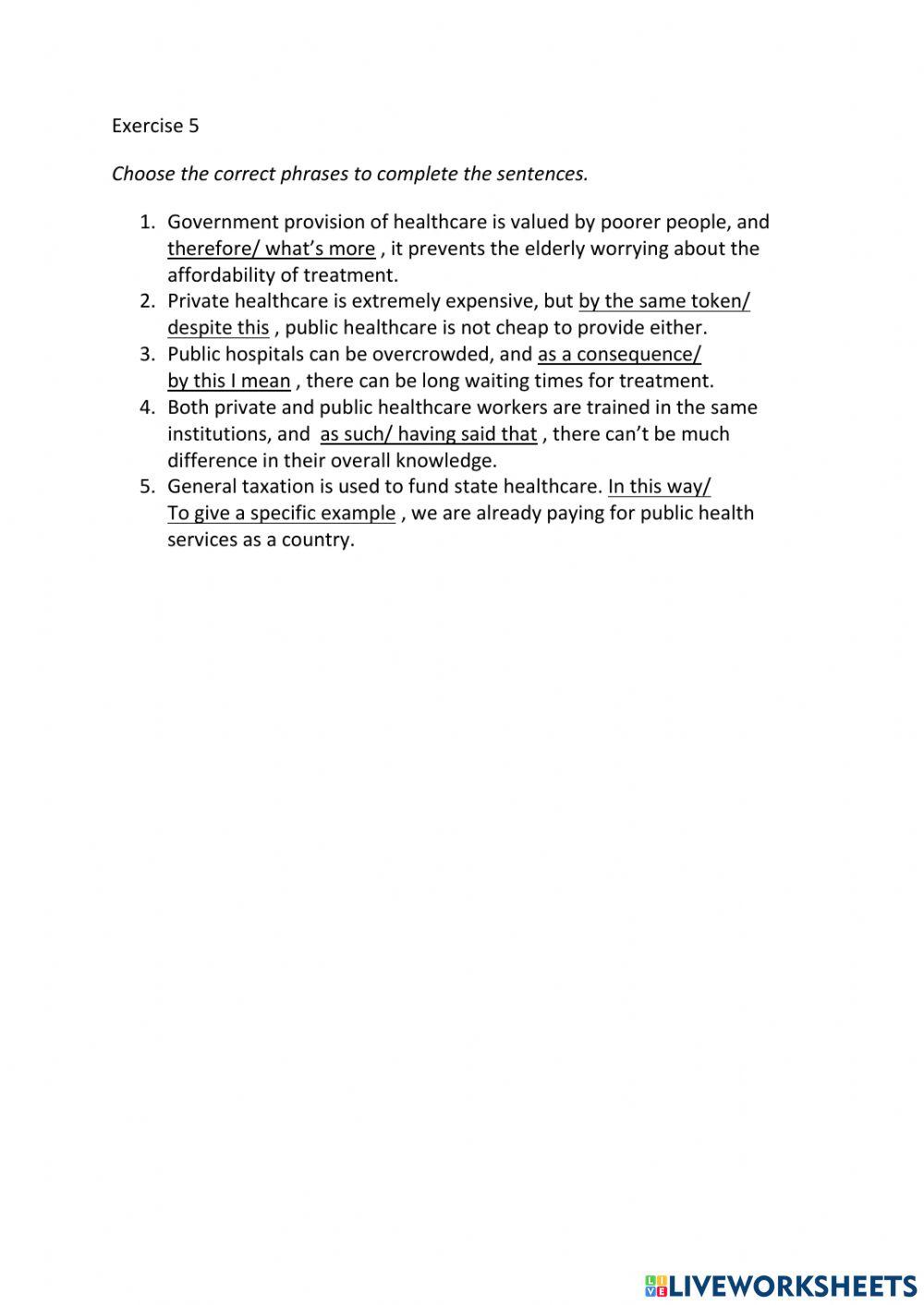 IE3, Unit 2, Writing, Exercise 5