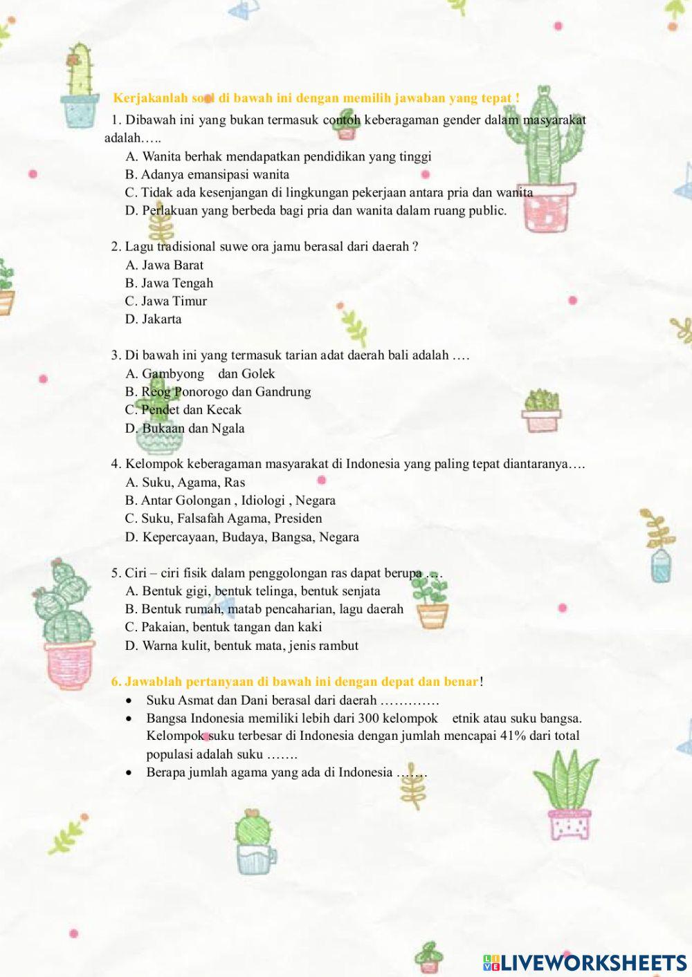 LKPD PPKn (Kebhinekaan Indonesia)