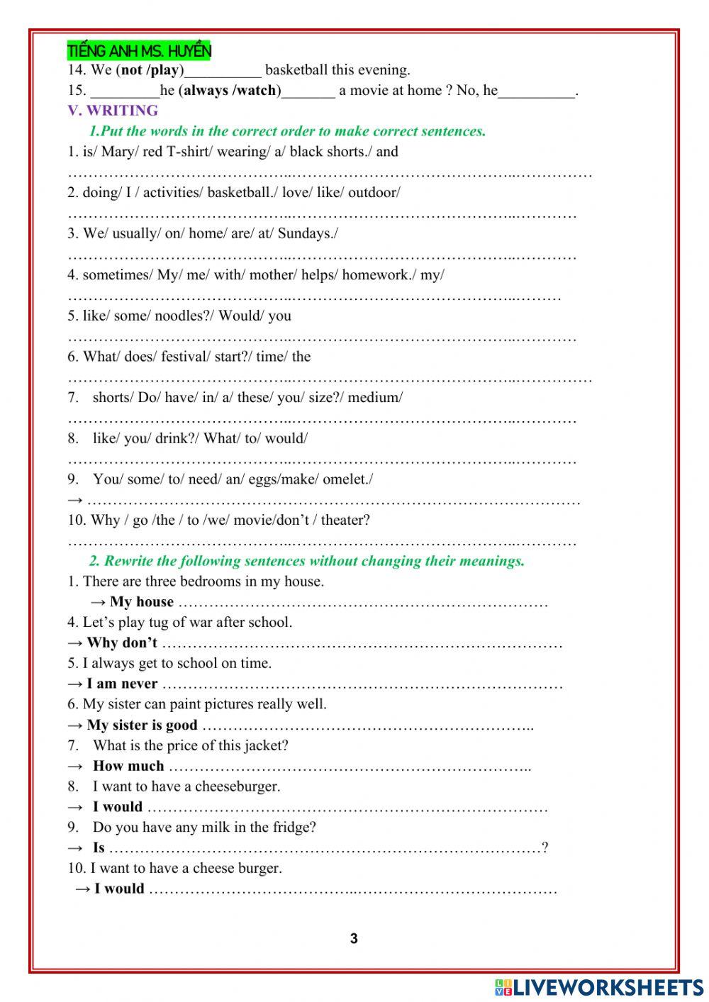 E6. test ôn tập hk 1