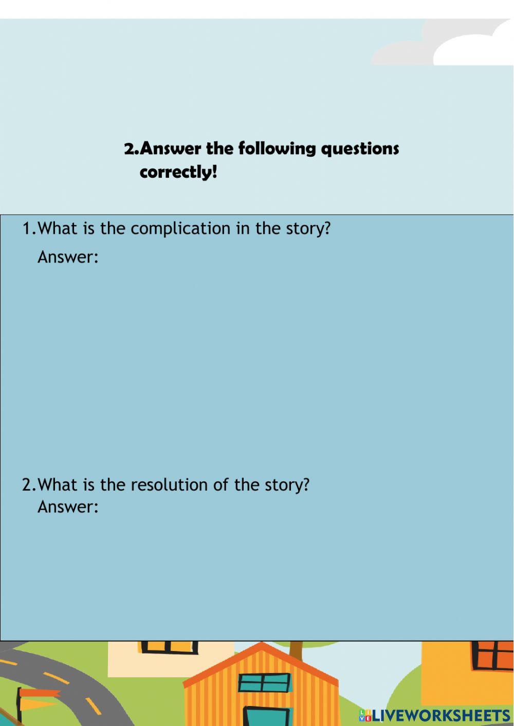 Student English Worksheet