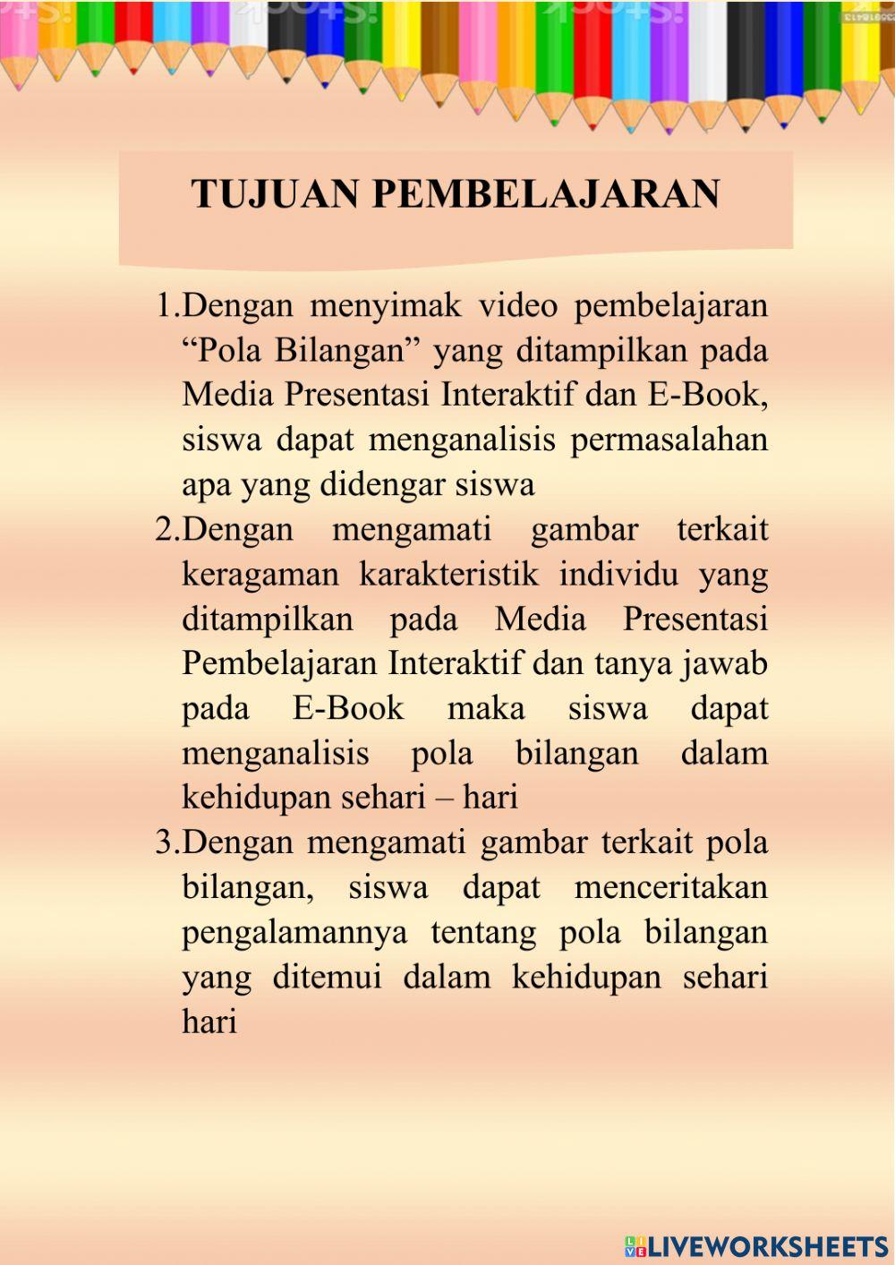 Lkpd pola bilangan