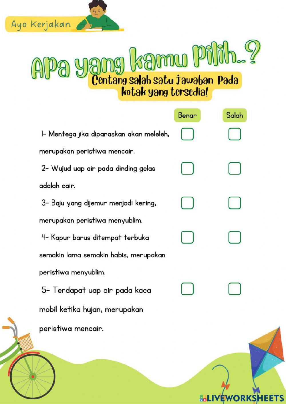 Perubahan Wujud Benda