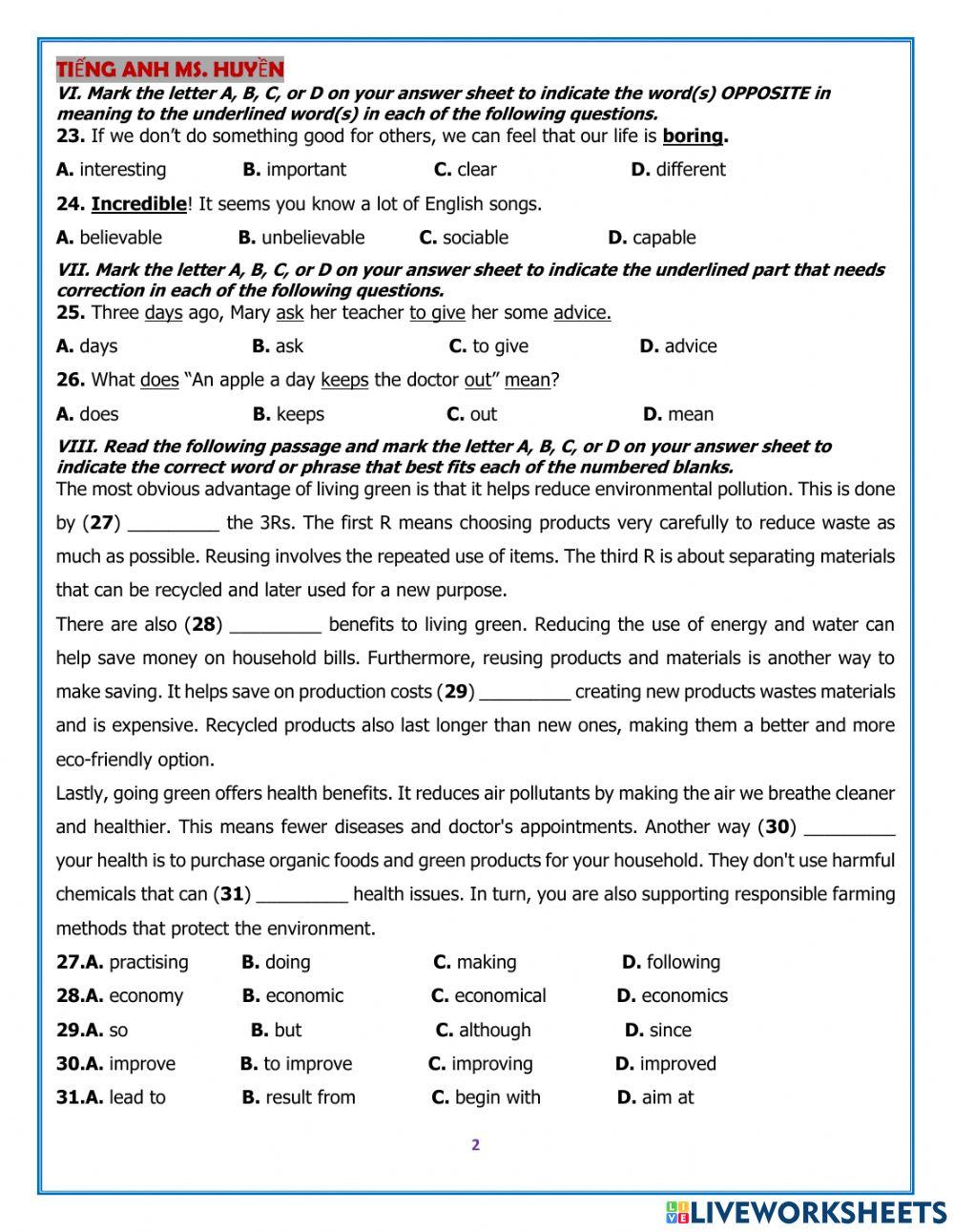 E10. global success. đề hk 1 -02