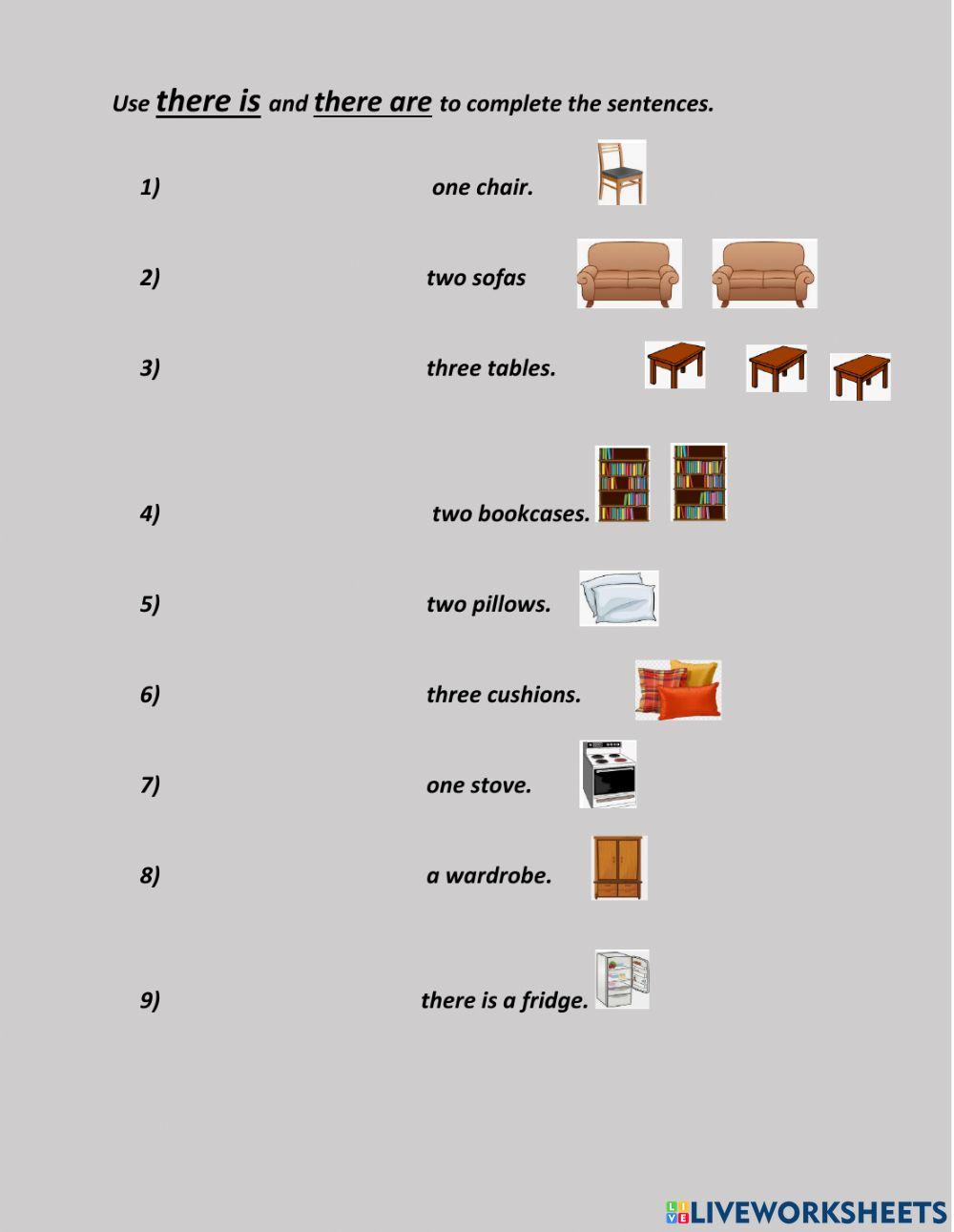 There is and ther are