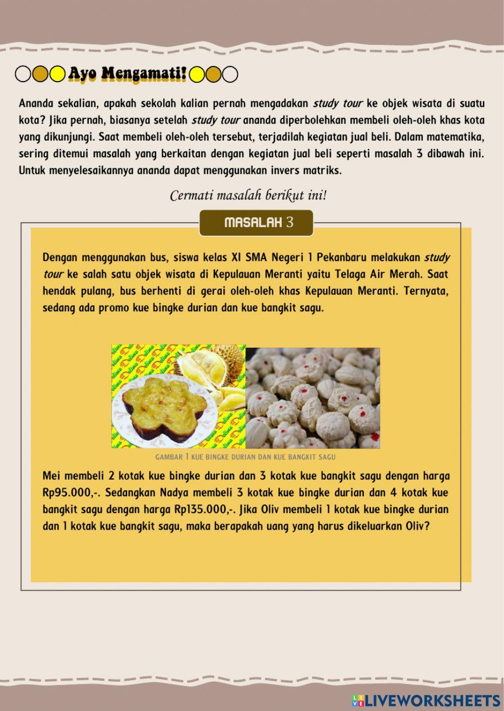 Invers matriks berordo 2 x 2