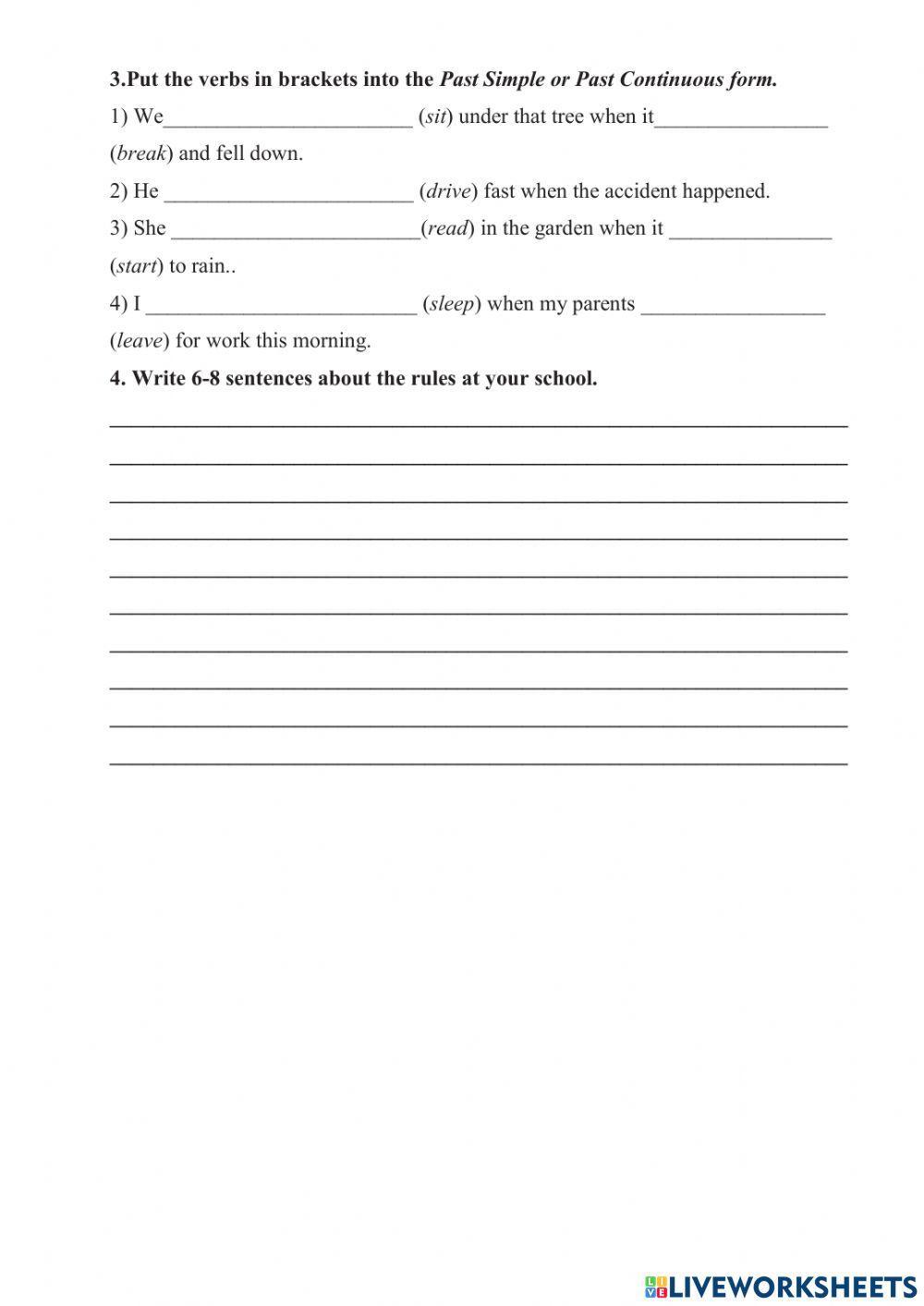 Writing test 8 term1