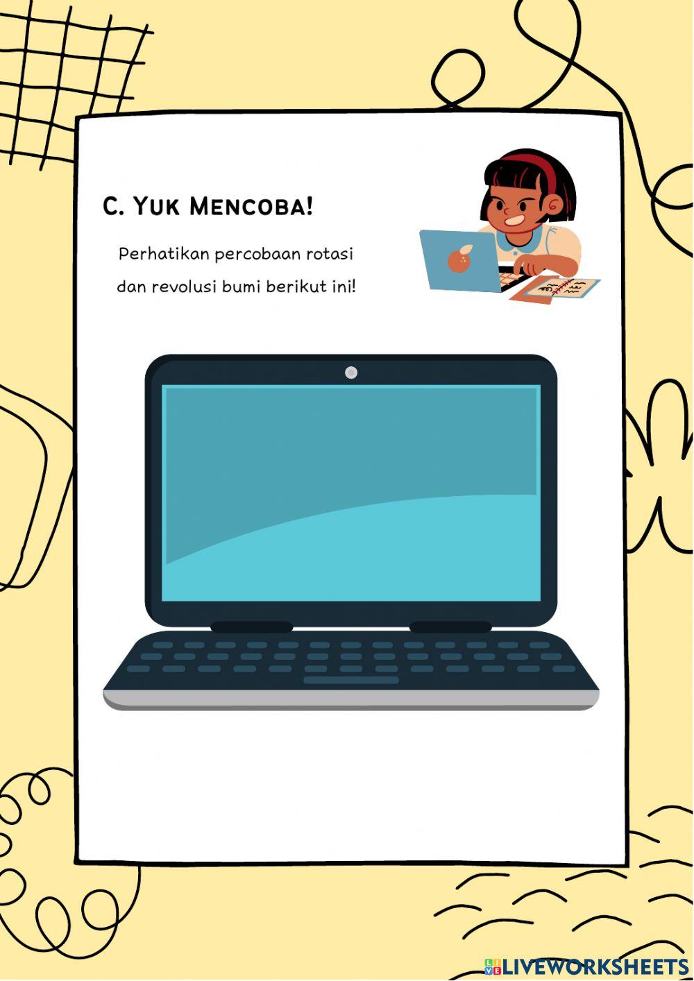 LKPD Rotasi dan Revolusi Bumi