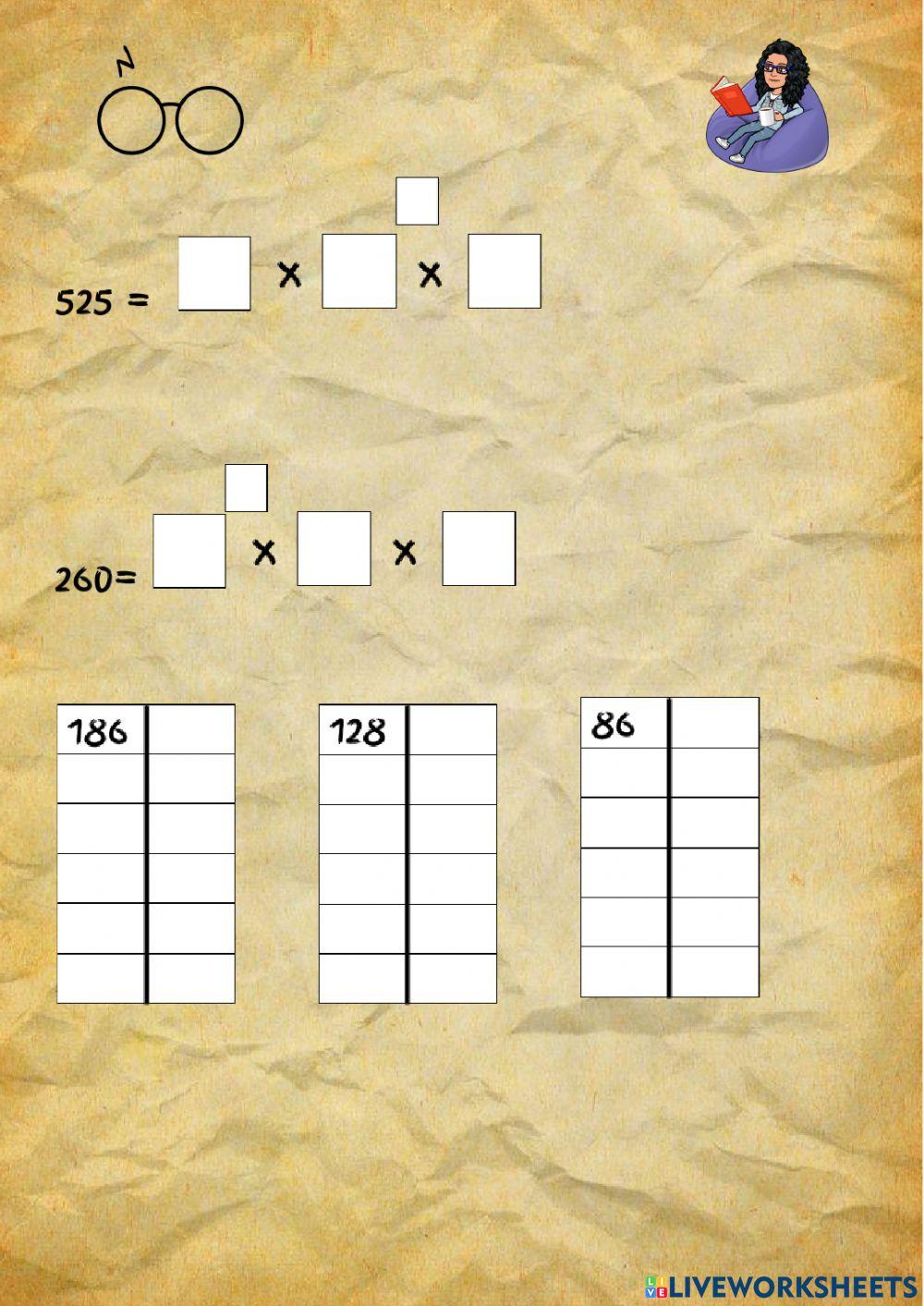 Descomposición factorial