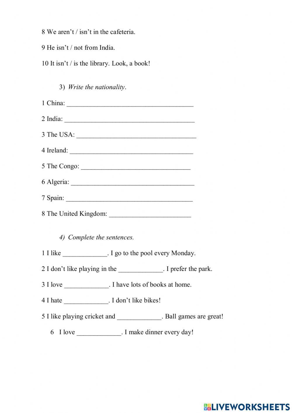 English witn bloggers - Test