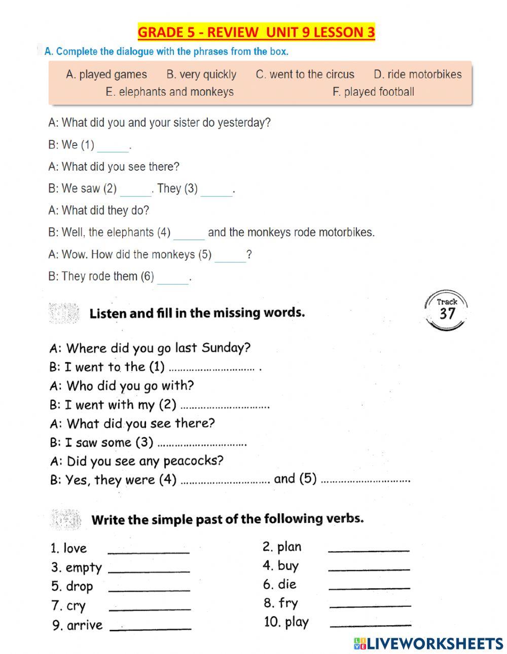 G5-u9 test 3 listening