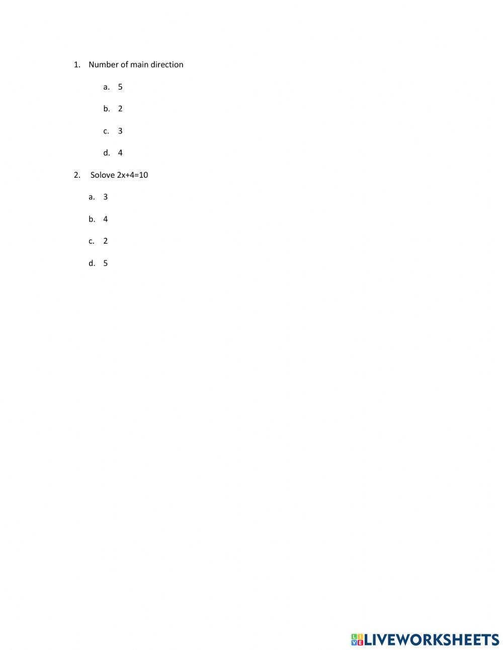 Maths ishara25 Live Worksheets