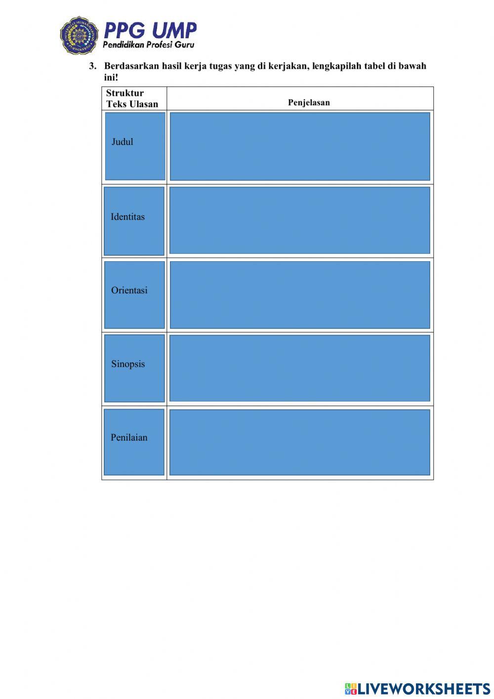 Teks Ulasan Film Pendek