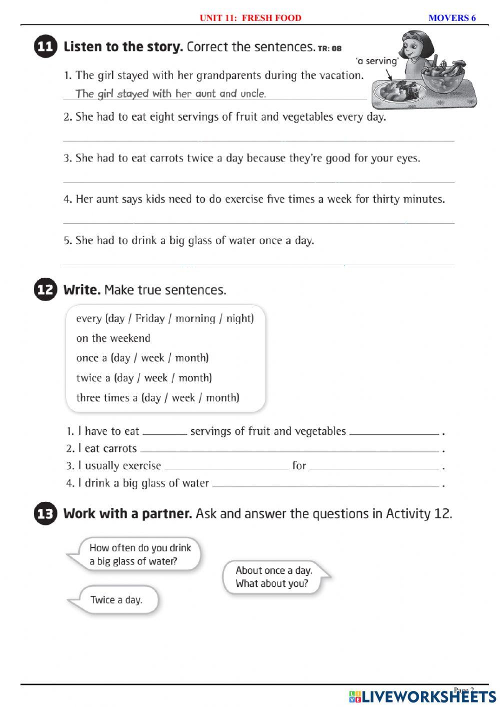 Movers 6 - u11 - grammar 1
