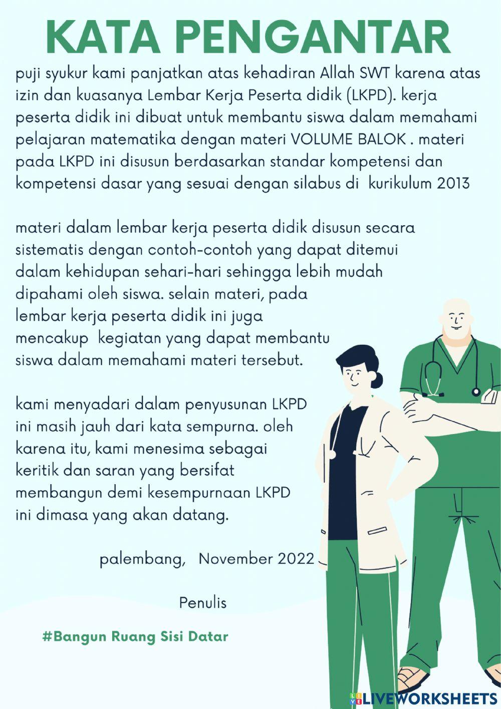 Bangun Ruang Sisi Datar VIII